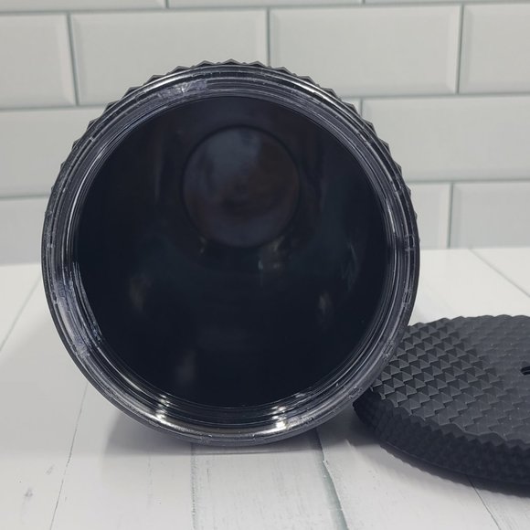 24oz Black Matte Studded Soft Texture To Go Travel Tumbler Cup Blank Center - Picture 7 of 11